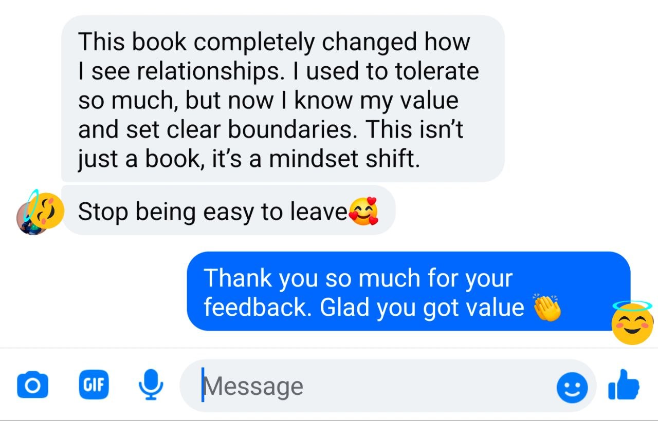Facebook testimonial