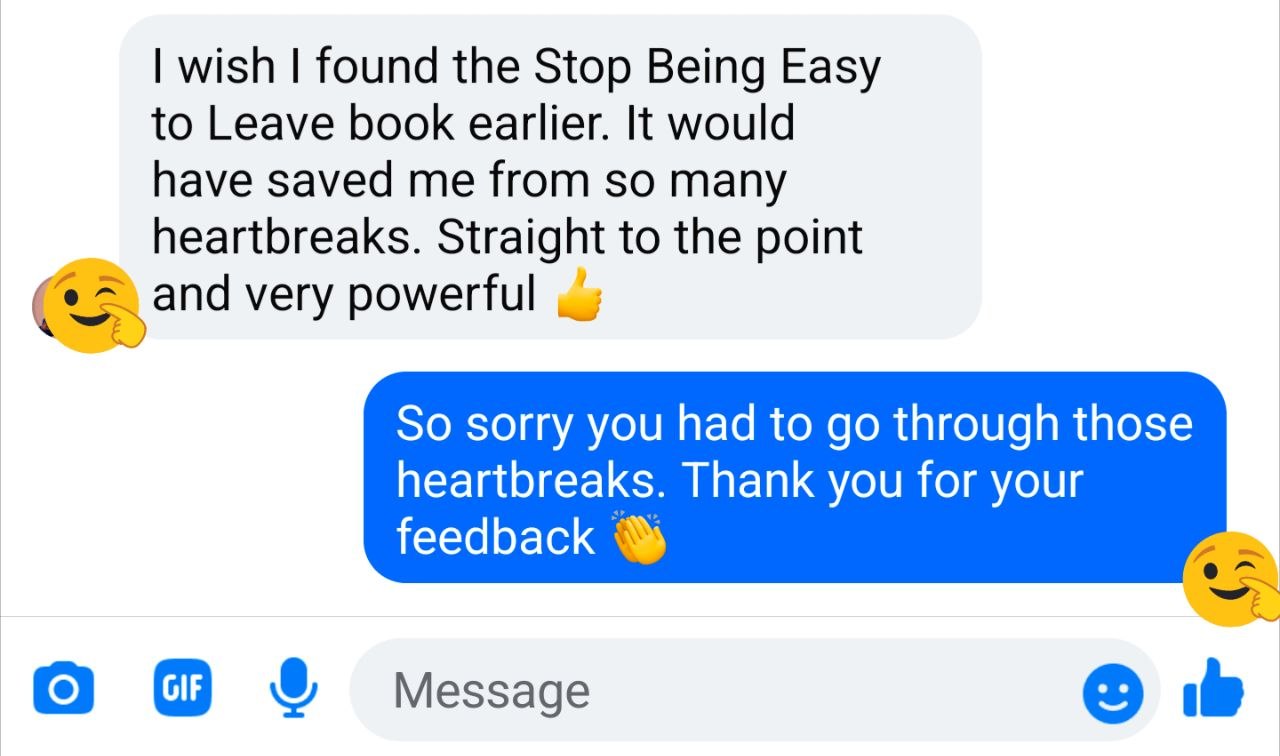 Facebook testimonial